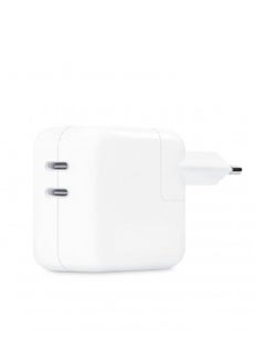 Buy 35W Dual Ports Fast Charging USB-C+C Power Adapter USB-C To Lightning Cable For Apple iPhone 14 13 Series in UAE
