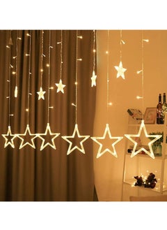 اشتري HilalFul Curtain String Fairy Light - 3.5m | For Indoor & Outdoor Home Decoration | 138 LED Bulbs | For Bedroom, Living Room, Halls, Balcony During Ramadan, Eid, Christmas, Diwali في الامارات