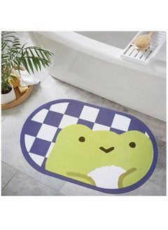 Buy Cartoon Graphic Super absorbent soft non slip quick drying floor Bath Mat in Saudi Arabia