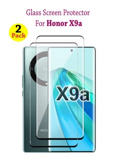 اشتري 2 Pack Tempered Glass Screen Protector For Honor X9a - Black في السعودية