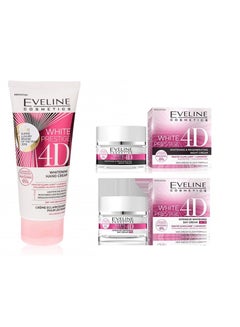 Buy Eveline hand and face cream set 3 pieces in Saudi Arabia