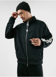 Buy Studs Tape Zip Jacket in UAE