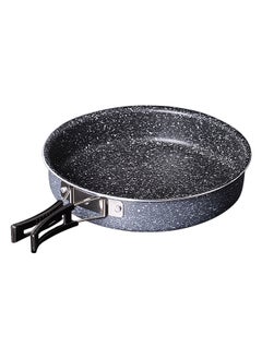 اشتري Lightweight Collapsible Nonstick Omelet Pan Outdoor Folding Quick Heating Omelet Maker Fry Pan for Camping Hiking Excursion في الامارات