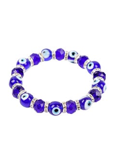 Buy Fashion Feng Shui Blue Evil Eye Beads Bracelet for Protection in UAE