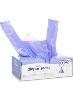 اشتري Disposable Diaper Sacks Lavender Scented Easytotie Tabs Diaper Disposal Or Pet Waste Bags 200 Count في الامارات