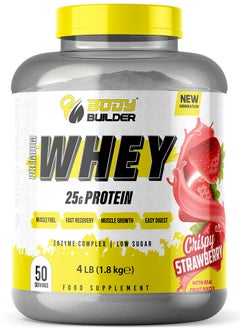 Buy Premium Whey Protein Powder Crispy Strawberry 4 lb in UAE