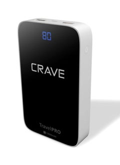 Buy 13000 mAh Travel Power Bank Black/Grey in Saudi Arabia