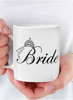 Buy Bride Mug Ceramic Mug for Tea and Coffee with Multi-Color Handle, 11 oz 11Oz in Saudi Arabia