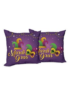 اشتري Mardi Gras Throw Pillow Cushion Cover في مصر