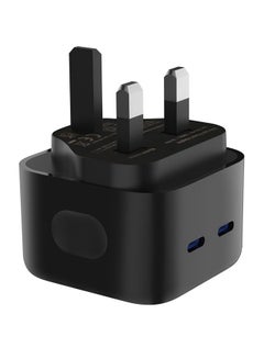 Buy 35W Dual USB C PD GaN Charger Plug Fast Charging Adapter Compatible with Macbook Air/iPhone 14/14 Plus/14 Pro/14 Pro Max/13 Pro/13 Pro Max/13/12/11 Black in Saudi Arabia