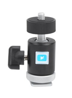 Buy Multi‑Functional Aluminum Alloy Ball Head with Cold Shoe Base for Camera Fill Light in Saudi Arabia