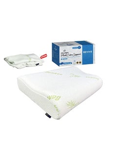 Buy Creative Planet Plush Medical Memory Foam Pillow Cooling Gel Wave Contour Pillow for Sleeping, Hypoallergenic, Will not Flatten in UAE