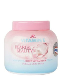 Buy AR Vitamin E PeARl & Beauty Whitening Body Sunscreen Cream 200g in UAE