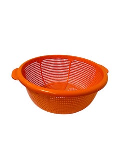 Buy Multi Purpose Plastic Stainer Colander Washing Net for Fruits, Vegetable and Meat -26cm in Saudi Arabia