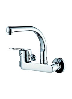 اشتري Single Lever Sink Mixer Silver 25.2 x 15.2 x 6.4centimeter في السعودية