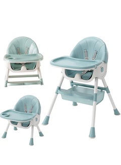 Buy Baby High Chairs, 2-in-1 Portable Child Booster Seat with Tray, Infant Feeding Chair in Saudi Arabia