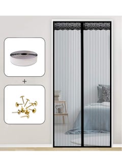 Buy Magnetic Fly Screen Door Magnetic Fly Curtain Insect Protection Easy Install for Balcony Door Patio Door Living Room in UAE
