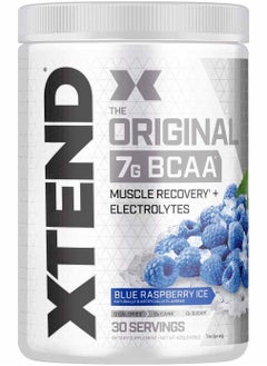 Buy Xtend Original BCAA Powder, Sugar Free Post Workout, Muscle Recovery, Drink With Amino Acids 7g BCAAs, For Men And Women, Blue Raspberry Ice Flavor , 30 Servings in UAE