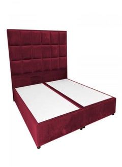 Buy Lolo | Velvet Bed Frame - Burgundy in Saudi Arabia