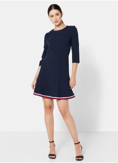 Buy Recycled Fit and Flare Mini Dress in UAE