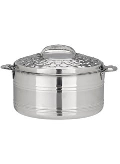 Buy DelCasa Double Wall Stainless Steel Hot Pot 4000ml Hot Pot DC2177 in UAE