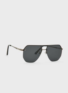Buy Polarized Angular Ombre Lens Sunglasses in Saudi Arabia