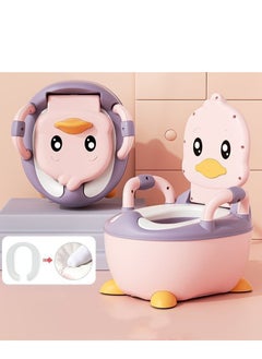 Buy Baby Potty Toilet Potty Training Seat with Handles, Toddler Kids Potty Chair with High Back Support & Lid Potty Pot,Portable Children Travel Potty Toilet for Indoor and Outdoor in Saudi Arabia