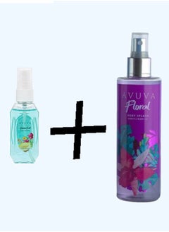 Buy Avuva Body Splash Floral Scent 253 Ml + Passion Fruit 55 Ml in Egypt