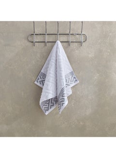 Buy Meknes Lurex Patterned Cotton Hand Towel 70 x 40 cm in UAE