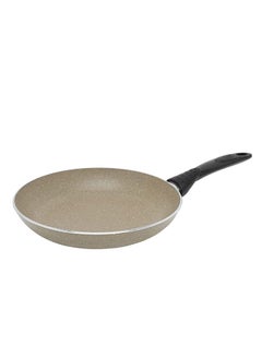 Buy Non-Stick Aluminum Fry Pan With Heat Resistant Handle Dark Green/Black in Saudi Arabia