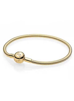 اشتري Pandora Jewelry Moments Snake Chain Gold Bracelet في الامارات