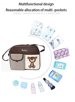 Buy Multipurpose Portable Travelling Lovely One-shoulder Mommy Diaper Bag With High-quality Material in Saudi Arabia