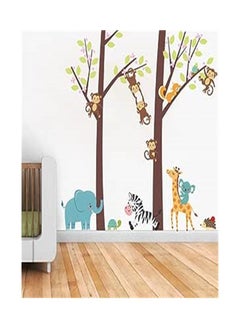 Buy Home Clearance Sale Sale Removable Jungle Animal Wall Sticker for Decor in UAE