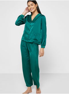 Buy Satin Pyjama Set in UAE