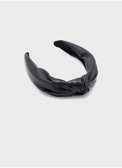 Buy Faux Leather Knot Headband in UAE