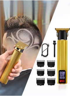 اشتري Hair Clippers for Men, Cordless Rechargeable Clippers for Hair Cutting, Mens Trimmer Kit for Hair Removal and Shaving, Electric Shaving Machine Set for Home, Travel, Salon Use في السعودية