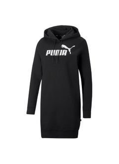 Buy ESS Logo Hooded Dress FL Puma Black in Egypt