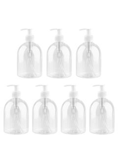 Buy Plastic Pump Bottles, 12Pcs Refillable Pump Bottle Dispenser, 500ml Hand Gel Dispenser in UAE