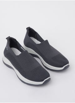 Buy Cobblerz Mens Slip-on Low Top Sneakers GREY in UAE