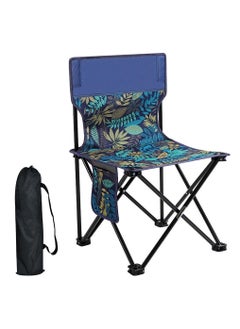 اشتري Folding Camping Chair, Outdoor Chair with Carry Bag, Portable Chair for Outdoor Camping, Travel, Beach(Blue) في السعودية