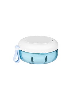 Buy Denture Case, Denture Cup with Strainer, Coolrunner Denture Bath Box False Teeth Storage Box with Basket Net Container Holder for Travel, Retainer Cleaning in UAE