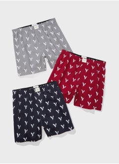 اشتري 3 Pack Logo Trunks في السعودية