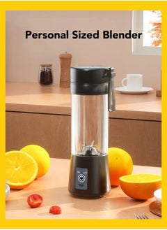 Buy 380ML Personal Size Portable Juice Blender Wireless Smoothie Blender Juicer, Rechargeable Smoothie Maker with Bottle Cleaning Brush, 40s Powerful Blending Baby Food Machine in UAE