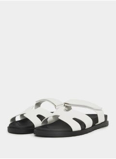 Buy Cut-Out Pattern Strap Comfort Sandals in Saudi Arabia