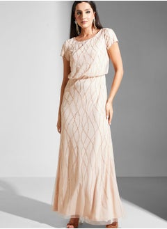 Buy Tiered Embellished Dress in Saudi Arabia