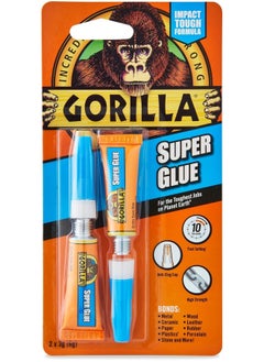 اشتري Super Glue Clear 3G Tube 2 Pack 7800101 في الامارات