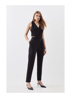 اشتري Compact Stretch High Waist Tailored Trousers في السعودية