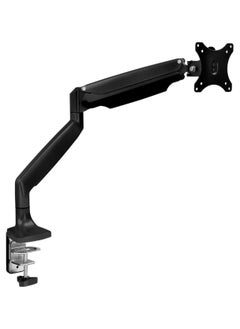 Buy Single Monitor Arm Desk Mount | Gas Spring Monitor Arm | Full Motion Articulating Height Adjustable | Fits 21 22 23 24 27 30 32 Inch VESA Compatible Computer Screen in UAE