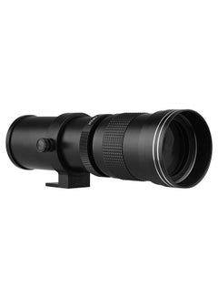 اشتري Camera MF Super Telephoto Zoom Lens F/8.3-16 420-800mm T Mount with Universal 1/4 Thread Replacement for Canon Nikon Sony Fujifilm Olympus Cameras في السعودية