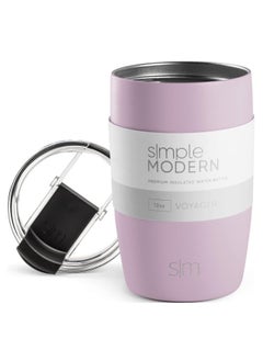 Buy Simple Modern Travel Coffee Mug Tumbler with Flip Lid | Reusable Insulated Stainless Steel Cold Brew Iced Coffee Cup Thermos | Gifts for Women Men Him Her | Voyager Collection | 12oz | Pink in Saudi Arabia